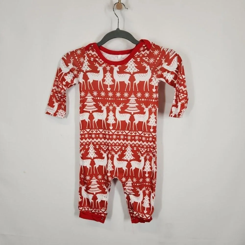 New‎ Baby Christmas Pajama One Piece Size 18 months